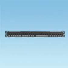 Panel De Parcheo Panduit 24-port , Netkey, Category 5e, Patch Panel 24 Puertos, Rj-45, Montaje En Bastidor, Capacidad Del Rack 1u