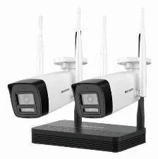 Kit Videovigilancia Hikvision Nks424w0h 4 Canales, Cámara 2560 X 1440, Bala (forma)