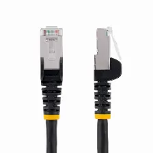 Patchord Startech.com Cat6a, 4.5 M, S/ftp (s-stp), Negro