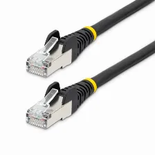 Patchcord Startech.com Cat6a, 7.6 M, S/ftp (s-stp), Negro