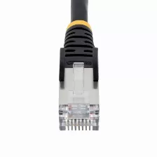 Patchcord Startech.com Cat6a, 0.9 M, S/ftp (s-stp), Negro