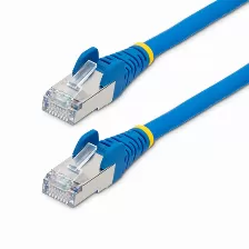 Patchord Startech.com Cat6a, 0.9 M, S/ftp (s-stp), Azul