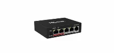 Switch Hilook Ns-0105p-35(b) No Administrado, Rj-45 4, Fast Ethernet (10/100), Negro