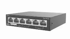 Switch Uniview Nsw2020-6t-poe-in No Administrado, Rj-45 6, Fast Ethernet (10/100), 4 Poe, Gris