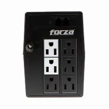 No Break Forza Nt-511 0.5 Kva / 250 W, 200 J, Entrada 145 V, 6 Salidas Ac, Negro