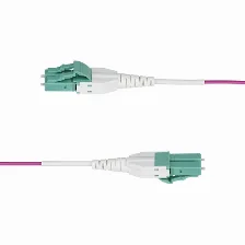Cable Startech.com 10 M, Fibra Om4, Lc, Lc, 100 Gbit/s, Violeta