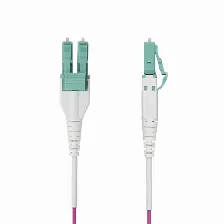 Cable Startech.com 5 M, Fibra Om4, Lc, Lc, 100 Gbit/s, Violeta
