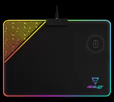 Mousepad Ocelot Gaming Ompr01 Led Si, 350 Mm, 250 Mm, Negro