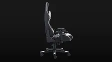 Silla Gamer Ocelot Gaming Osb-04 Reposa-brazos Si, Material Vinilo, Base Metal, Color Negro, Blanco