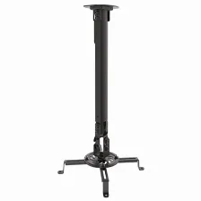 Soporte De Proyector Ovaltech Ovpr-650mm Techo/pared, Max. 20 Kg, Acero, Negro