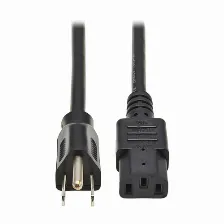 Cables De Poder Tripp Lite Macho, Hembra 125 V, 0.61 M, Negro