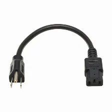 Cables De Poder Tripp Lite Macho, Hembra 125 V, 0.61 M, Negro
