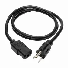 Cables De Poder Tripp Lite Macho, Hembra 125 V, 1.22 M, Negro