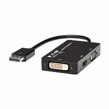 Docking Station Tripp Lite P136-06n-hdv-4k Adaptador Convertidor Todo En Uno Displayport A Vga/dvi/hdmi, Dp Ver 1.2, 4k 30 Hz Hdmi, Negro, Vietnam, 3840 X 2160 Pixeles, 45.7 Mm, 86.4 Mm, 15.2 Mm