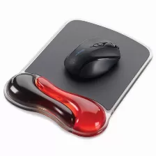 Mousepad Kensington Mouse Pad Duogel – Rojo Apoya Muñecas, Negro, Rojo