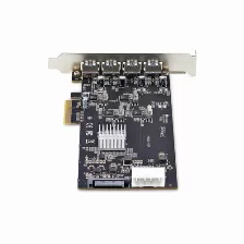 Tarjeta Startech.com Pcie, Usb 3.2 Gen 1 (3.1 Gen 1), Negro