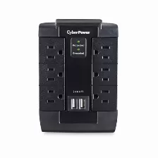 Milticontactos Cyberpower Con Supresor De Picos 2xusb, 1200 Joules, 6 Contactos