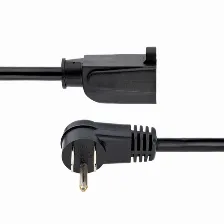 Cables De Poder Startech.com Macho, Hembra 125 V, 0.3 M, Negro
