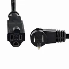 Cables De Poder Startech.com Macho, Hembra 125 V, 0.3 M, Negro
