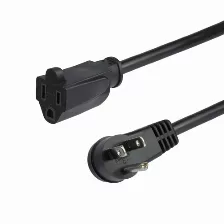 Cables De Poder Startech.com Macho, Hembra 125 V, 0.9 M, Negro