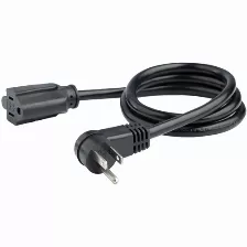 Cables De Poder Startech.com Macho, Hembra 125 V, 0.9 M, Negro