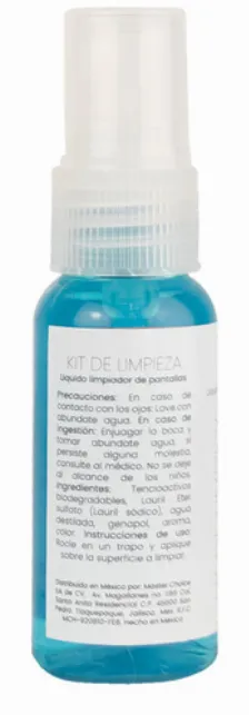 Kit De Limpieza Liquido Para Pantallas 30ml, Incluye Microfibra Perfect Choice