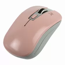 Mouse Perfect Choice Pc-045090 óptico, 4 Botones, 1600 Dpi, Rf Inalámbrico, 10 M, Rosa