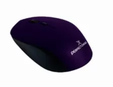 Mouse Perfect Choice Pc-045113 óptico, 3 Botones, 1600 Dpi, Interfaz Rf Inalámbrico, 10 M, Batería Aa, Color Violeta