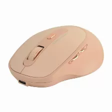 Mouse Perfect Choice Pc-045151 6 Botones, 1600 Dpi, Rf Inalámbrico, 10 M, Crema