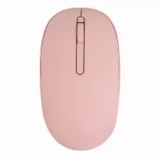 Mouse Perfect Choice Pc-045182 2 Botones, 1000 Dpi, Rf Wireless + Usb Type-c, 10 M, Rosa