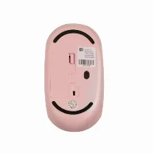 Mouse Perfect Choice Pc-045182 2 Botones, 1000 Dpi, Rf Wireless + Usb Type-c, 10 M, Rosa