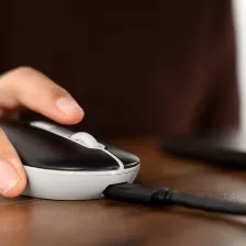 Mouse Perfect Choice Pc-045243 óptico, 4 Botones, 1600 Dpi, Rf Inalámbrico + Bluetooth, 10 M, Negro