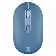 Mouse Perfect Choice Pc-045250 óptico, 4 Botones, 1600 Dpi, Rf Inalámbrico + Bluetooth, 10 M, Azul