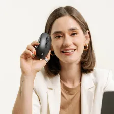 Mouse Perfect Choice Pc-045311 4 Botones, 1600 Dpi, Rf Inalámbrico + Bluetooth, Negro