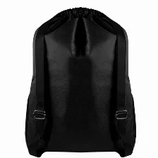 Mochila Perfect Choice Pc-084730 Poliéster, Color Negro, Naranja