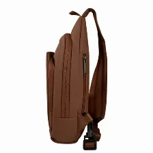 Mochila Perfect Choice Pc-085027 Poliéster, Color Café