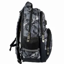 Mochila Perfect Choice Pc-085164 Bolsa Delantera, Poliéster, Color Multicolor