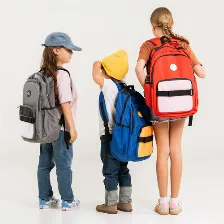 Mochila Perfect Choice Pc-085201 Bolsa Delantera, Poliéster, Color Gris