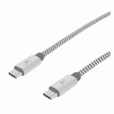 Cable Usb Perfect Choice Pc-101697 Usb C A Usb C, Blanco, Gris