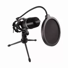 Micrófono Perfect Choice Pc-110583 48 Khz, Alámbrico, 3.5 Mm (1/8 