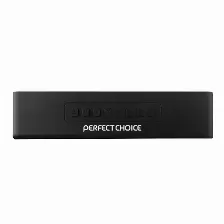 Bocina Perfect Choice Shine Beat Usb, 3.5 Mm, Bt, Inalámbrico, Universal, Negro