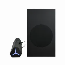 Barra De Sonido Perfect Choice Pc-114024 2.1, Usb, Bt, Inalámbrico Y Alámbrico, Negro