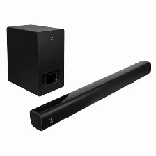 Barra De Sonido Perfect Choice Pc-114031 1.0, Usb, Bt, Inalámbrico Y Alámbrico, Negro