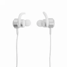 Audífonos Perfect Choice Pc-116417 Gancho De Oreja, Alámbrico, Usb, Blanco