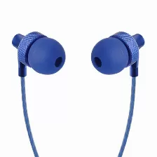 Audífonos Perfect Choice Audífonos In-ear Con Micrófono Stretto Azul Intra Auditivo, Alámbrico, 3.5 Mm, Azul