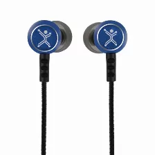 Audífonos Perfect Choice Pc-116646 Intra Auditivo, Inalámbrico, Usb, Bluetooth, Azul