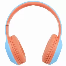 Audífonos Perfect Choice Pc-117018 Diadema, Inalámbrico, Bluetooth, Azul, Naranja