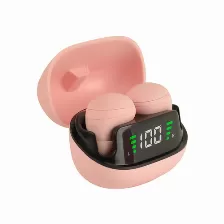 Audífonos Perfect Choice Pc-117063 Intra Auditivo, True Wireless Stereo (tws), Usb, Bluetooth, Rosa