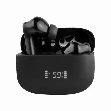 Audífonos Perfect Choice Pc-117209 Intra Auditivo, True Wireless Stereo (tws), Bluetooth, Negro