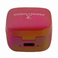 Audífonos Perfect Choice Pc-117247 Intra Auditivo, True Wireless Stereo (tws), Bluetooth, Rojo